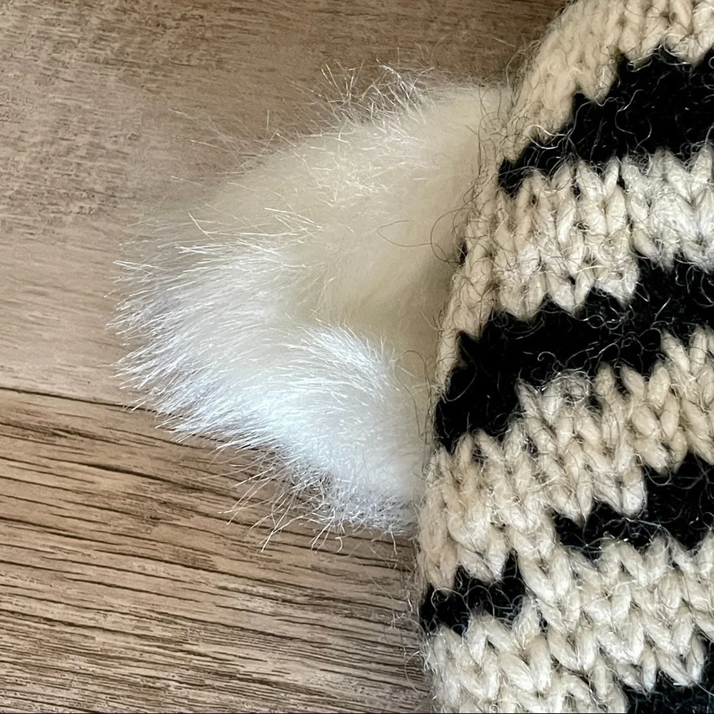 🌺 Knitwits Sal the Siberian Tiger Wool Pilot Hat NWT